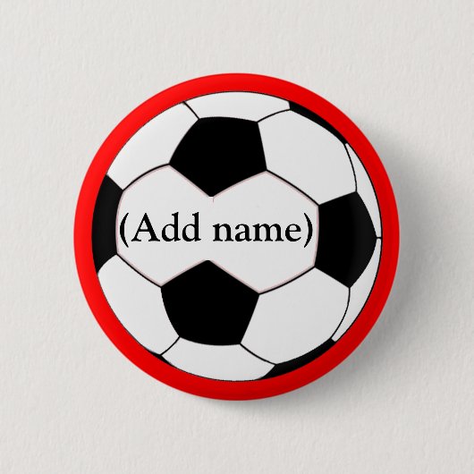 Persoonlijke Voetbal/Button Ronde Button 5,7 Cm (Voorkant)