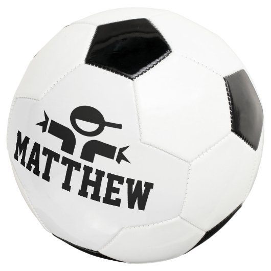 Persoonlijke voetbal cadeau met kind naam (Drie kwart)