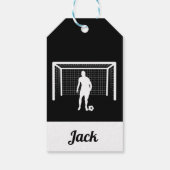 Persoonlijke Voetbal Goalie Goalkeeper Football Ma Cadeaulabel (Achterkant)