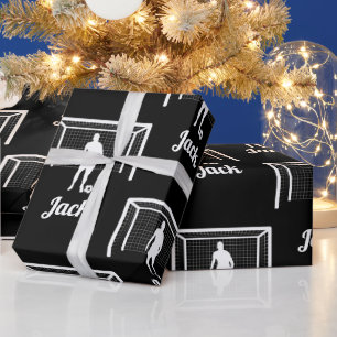 Persoonlijke Voetbal Goalie Goalkeeper Football Ma Cadeaupapier