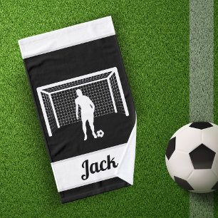 Persoonlijke Voetbal Goalie Goalkeeper Football Ma Handdoek
