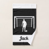 Persoonlijke Voetbal Goalie Goalkeeper Football Ma Handdoek (Handdoek)