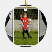 Persoonlijke Voetbal Keramisch Ornament (Voorkant)