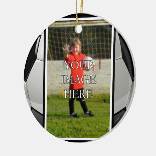 Persoonlijke Voetbal Keramisch Ornament (Links)