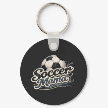 Persoonlijke Voetbal Mama Sleutelhanger – Aangepas