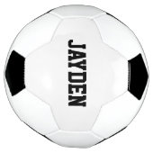 Persoonlijke voetbal met eigen naam voor kinderen (Gedraaid)