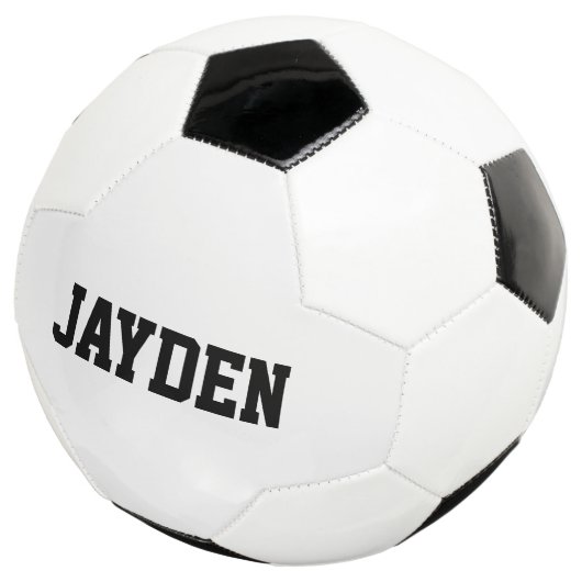Persoonlijke voetbal met eigen naam voor kinderen (Drie kwart)