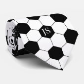 Persoonlijke voetbal monogram stropdas (Opgerold)