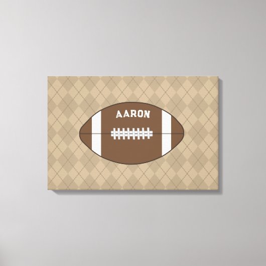 Persoonlijke Voetbal Muur Kunst Decoratie (Voorkant)