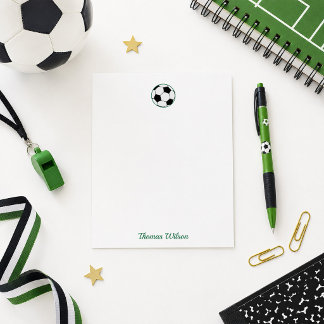 Persoonlijke Voetbal Notitiekaartje