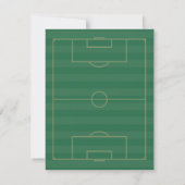 Persoonlijke Voetbal Notitiekaartje (Achterkant)