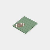 Persoonlijke voetbal Post-it-notities cadeau Post-it® Notes (Schuin)