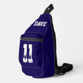 Persoonlijke Voetbal Schoen Sling Bag (Rechterhoek)