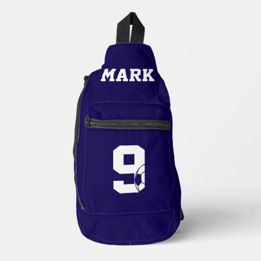 Persoonlijke Voetbal Schoen Sling Bag (Voorkant)
