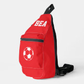 Persoonlijke Voetbal Schoen Sling Bag (Rechterhoek)