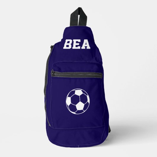Persoonlijke Voetbal Schoen Sling Bag (Voorkant)