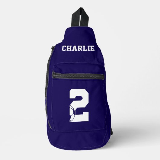 Persoonlijke Voetbal Schoen Sling Bag (Voorkant)