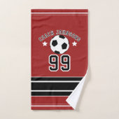 Persoonlijke voetbal Speler Aangepaste Voetbalspel Handdoek (Handdoek)