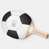 Persoonlijke Voetbal Tafeltennisbatje (Zijkant)