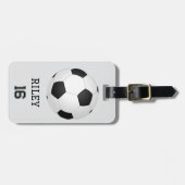 Persoonlijke Voetbal Team Taslabel Cadeau Bagagelabel (Voorkant horizontaal)