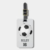 Persoonlijke Voetbal Team Taslabel Cadeau Bagagelabel (Voorkant verticaal)