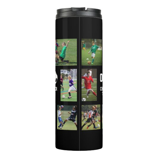 Persoonlijke Voetbal Thermosbeker (Achterkant)