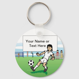 Persoonlijke Voetbal van de Speler van de Voetbal  Sleutelhanger