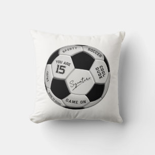 Persoonlijke Voetbal Verjaardag    Leeftijd Naam T Kussen