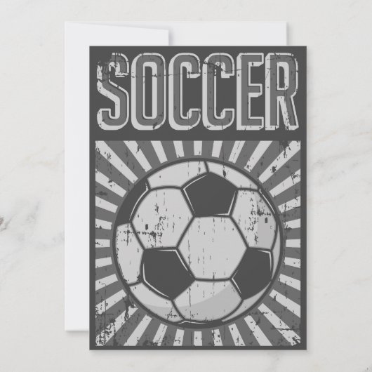 Persoonlijke Voetbal Verjaardag uitnodiging met fo (Achterkant)