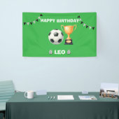 Persoonlijke Voetbal Verjaardagsfeest Banner (Beurs)