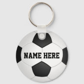 Persoonlijke Voetbal voor de Spelers van het Team Sleutelhanger (Voorkant)