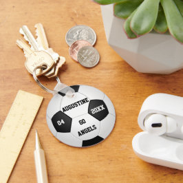 Persoonlijke Voetbal voor jongens en meisjes Sleutelhanger