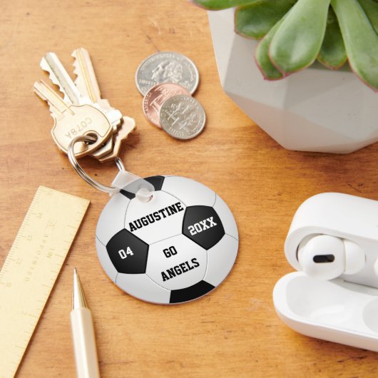 Persoonlijke Voetbal voor jongens en meisjes Sleutelhanger (Bureau)