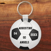 Persoonlijke Voetbal voor jongens en meisjes Sleutelhanger (Voorkant)