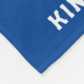 Persoonlijke Voetbalcadeau Fleece Dekbed Deken (Hoek)
