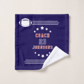 Persoonlijke voetbalhanddoek! bad handdoek (Wasdoekje)