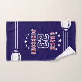 Persoonlijke voetbalhanddoek! bad handdoek (Handdoek)