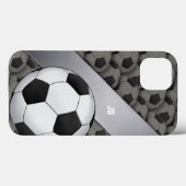 Persoonlijke voetballer Case-Mate iPhone case (Achterkant (horizontaal))