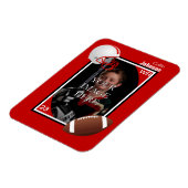 Persoonlijke Voetbalmagneet Magneet (Linkerzijde)
