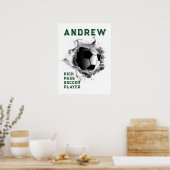 Persoonlijke Voetbalposter Poster (Keuken)