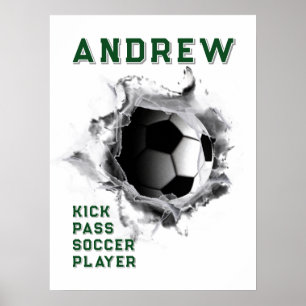 Persoonlijke Voetbalposter Poster