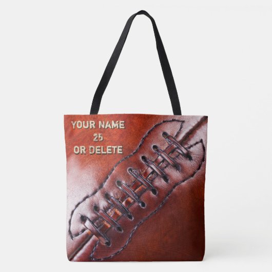 Persoonlijke Voetbaltassen Tote Bag (Voorkant)