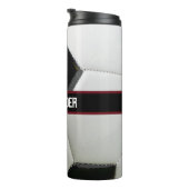 Persoonlijke Voetbalwaterfles Met Naam Thermosbeker (Geroteerd rechts)