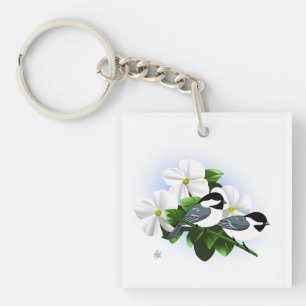 Persoonlijke vogel-sleutelhangers sleutelhanger