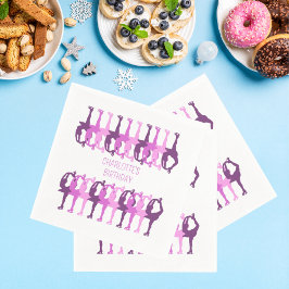 Persoonlijke vogeldagfiguur servet