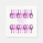 Persoonlijke vogeldagfiguur servet (Voorkant)