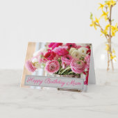 Persoonlijke vogelkaart - Shabby Chic Bouquet Kaart (Gele Bloem)