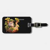 Persoonlijke Vogelsilhouet Bagage Label (Voorkant horizontaal)