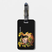 Persoonlijke Vogelsilhouet Bagage Label (Achterkant verticaal)