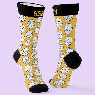 Persoonlijke Volleybal Bal Print en Aangepaste Naa Sokken